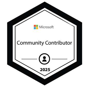 Microsoft Community Contributor